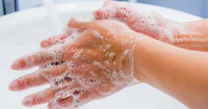 washing of hands